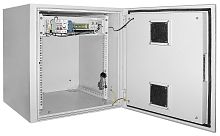 ITK Шкаф уличный навесной 19" LINEA O 9U 650x600мм IP55 металлическая дверь серый | код LO35-09U66-M55 | IEK
